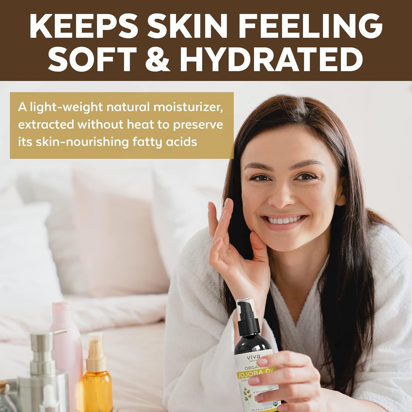 Jojoba Oil Organic Cold Pressed Unrefined 4 fl oz