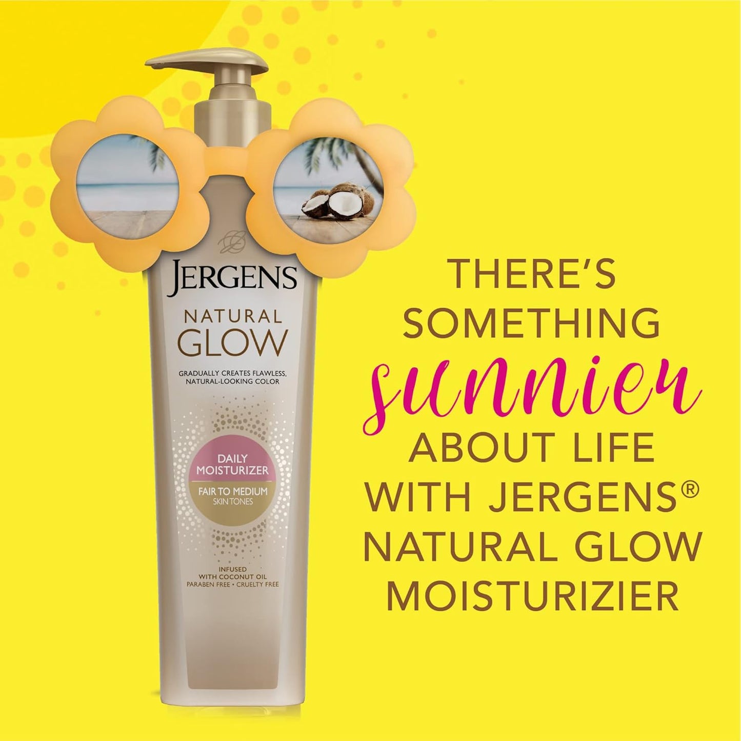 Jergens Natural Glow Self Tanner Body Lotion,10 Oz