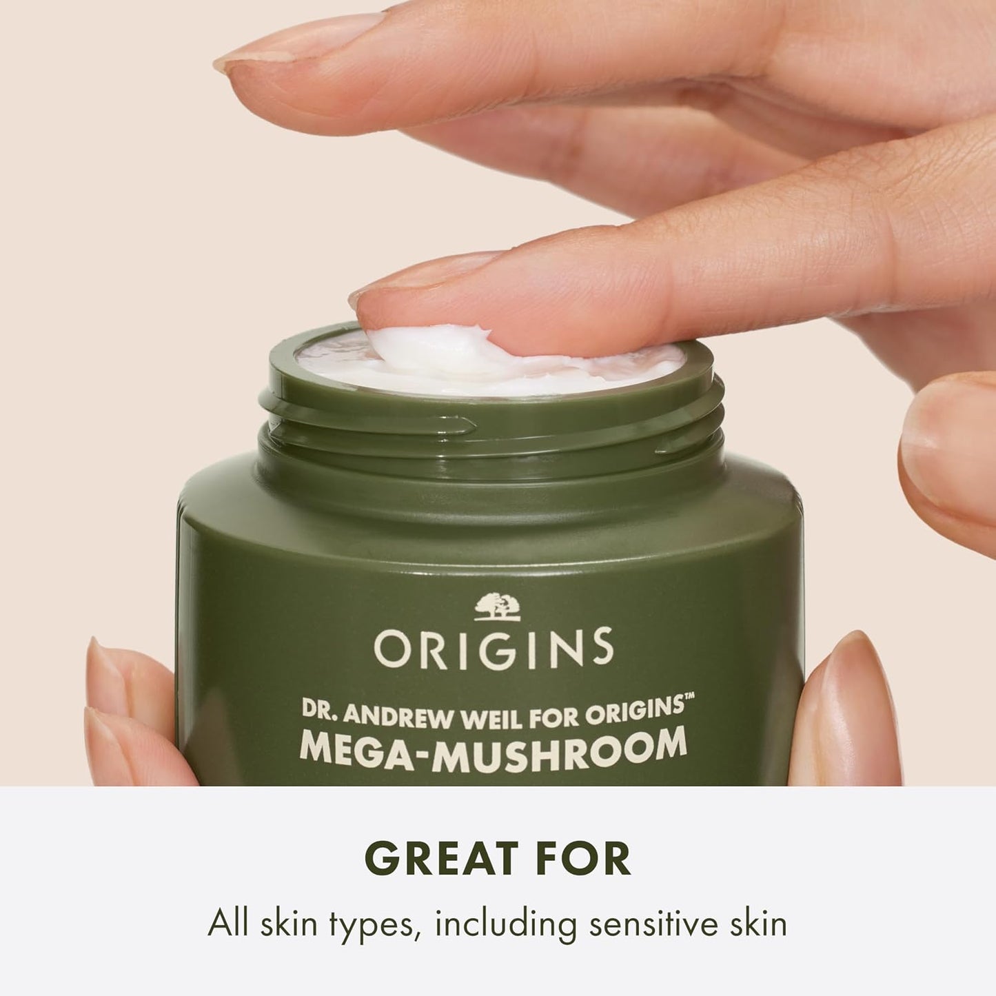 Origins Mega-Mushroom Soothing Cream - 1.7 Fl Oz
