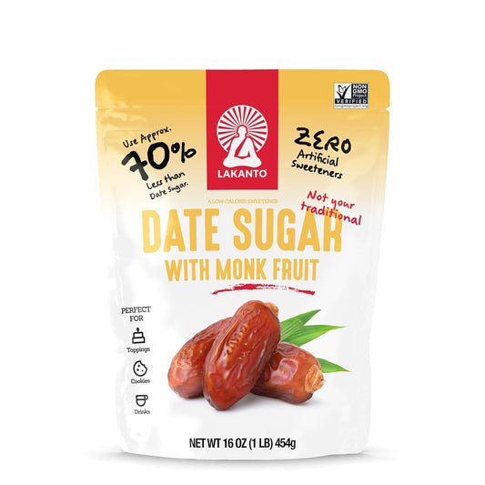 Lakanto Date Sugar with Monk Fruit Sweetener - Marinade (1 lb)
