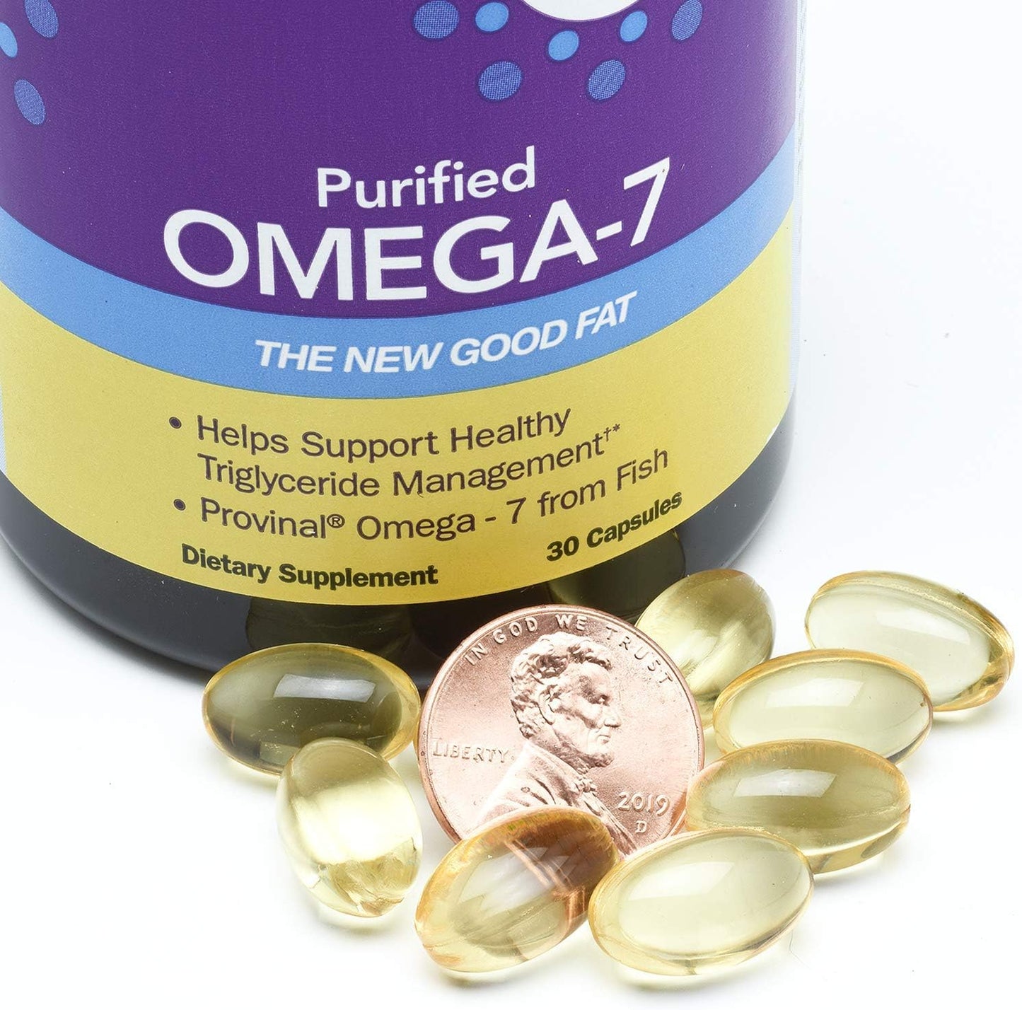 InnovixLabs Purified Omega 7, 30 Capsules (1-Month Supply), 210 mg Omega-7