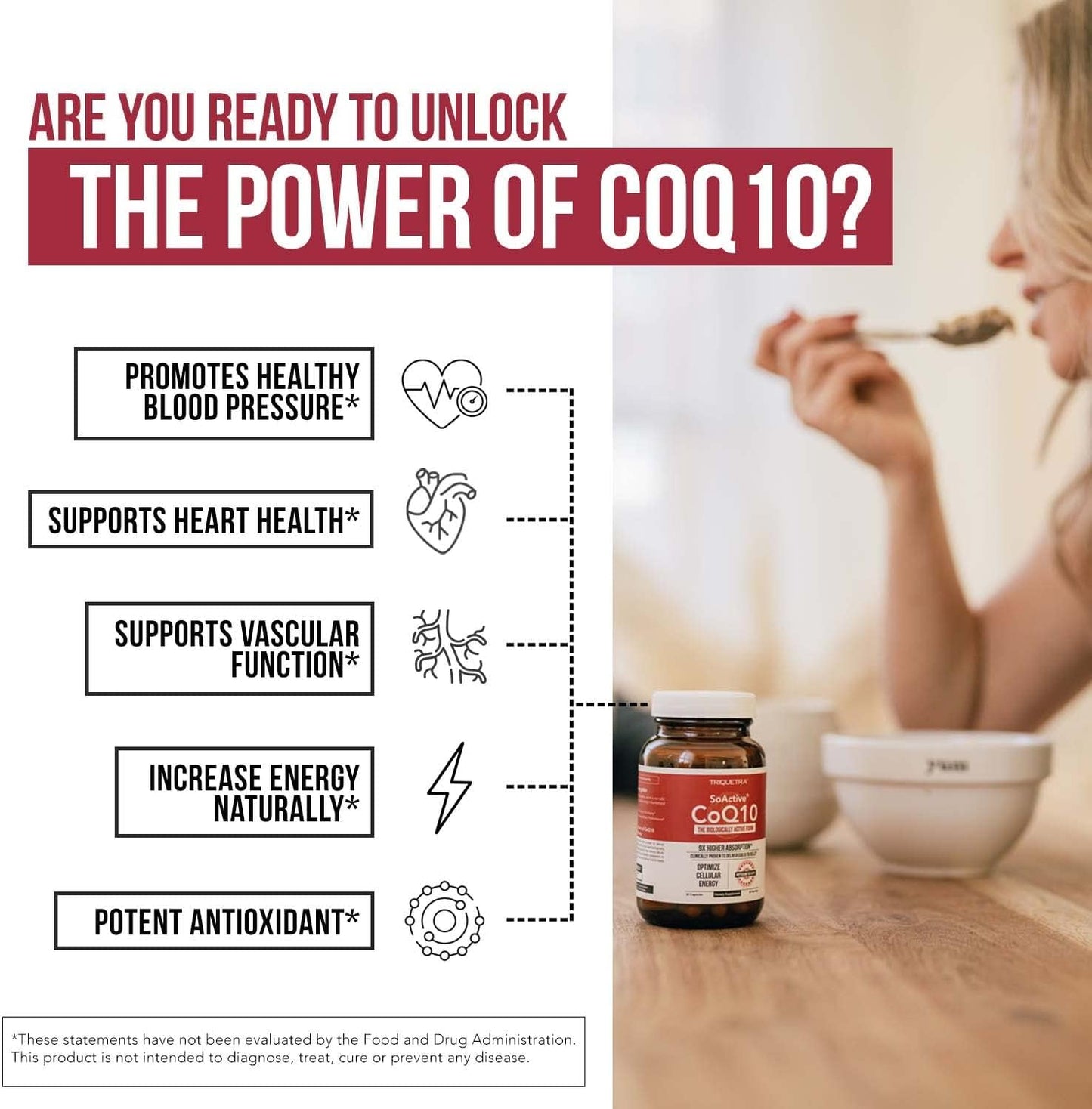 SoActive CoQ10® Phytosome with up to 9x  Higher Absorption 60 capsules