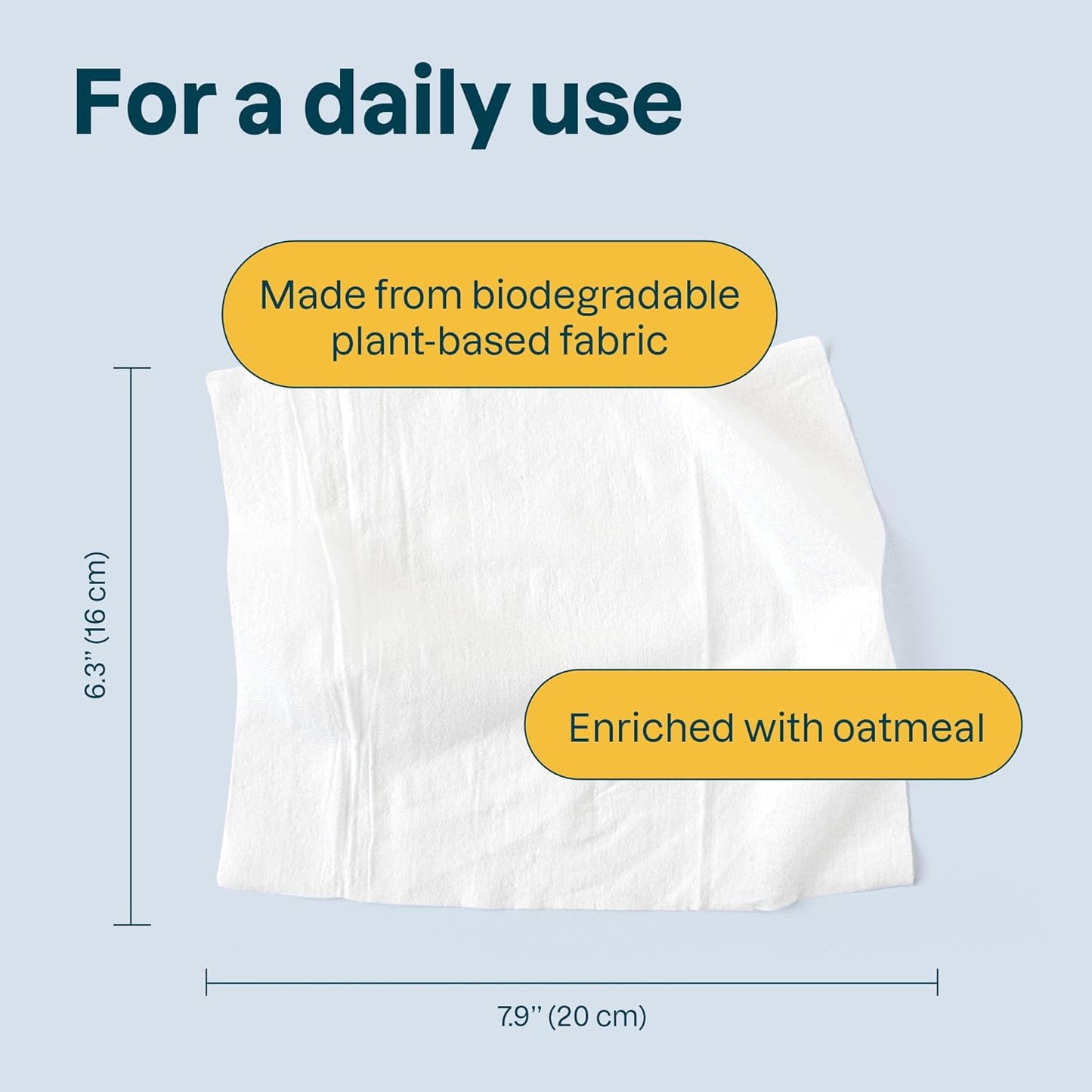 ATTITUDE Baby Wipes, Enriched with Oatmeal, Diaper Wipes -72 Count