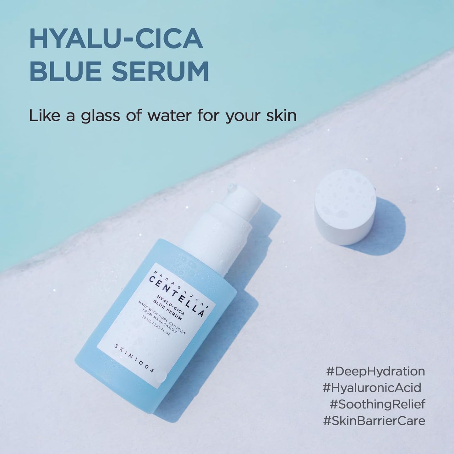 SKIN1004 Hyalu-Cica Blue Serum  - 1.69fl.oz