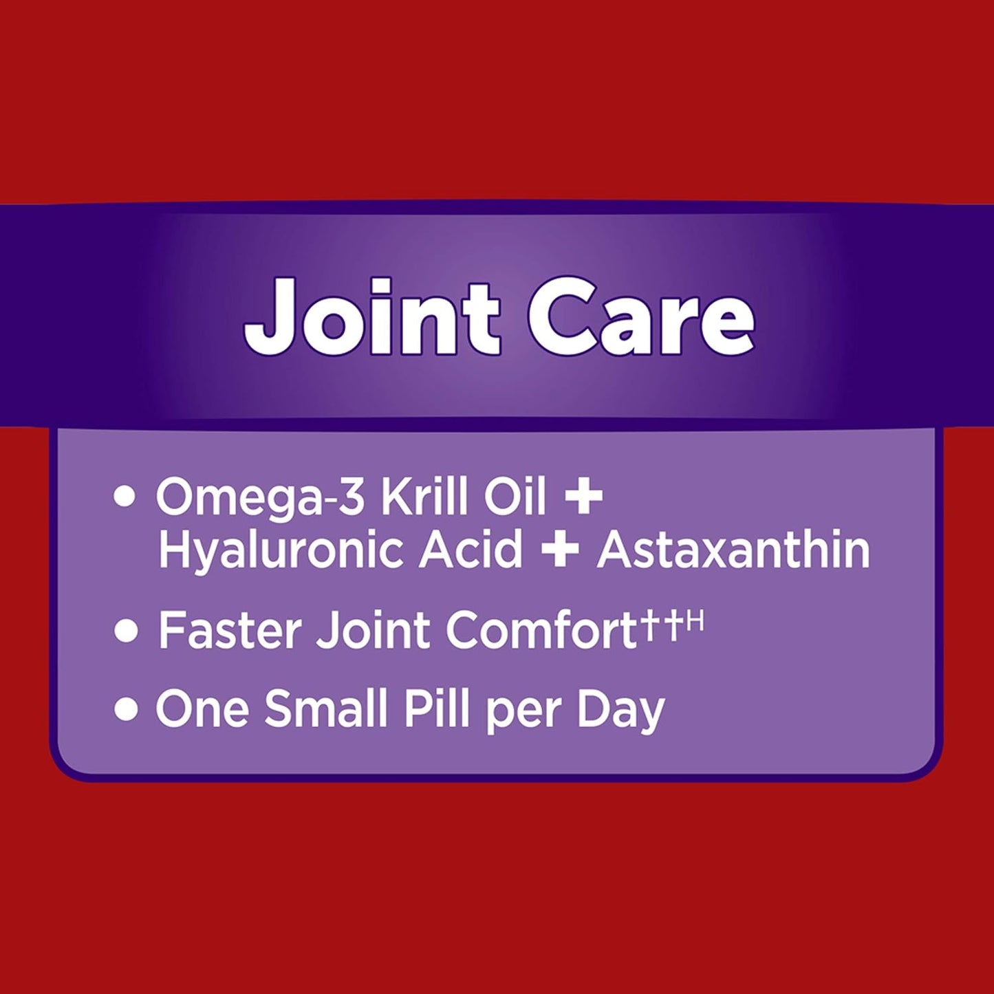 MegaRed Omega-3 Krill Oil and Joint Supplement Joint Care 60 softgels
