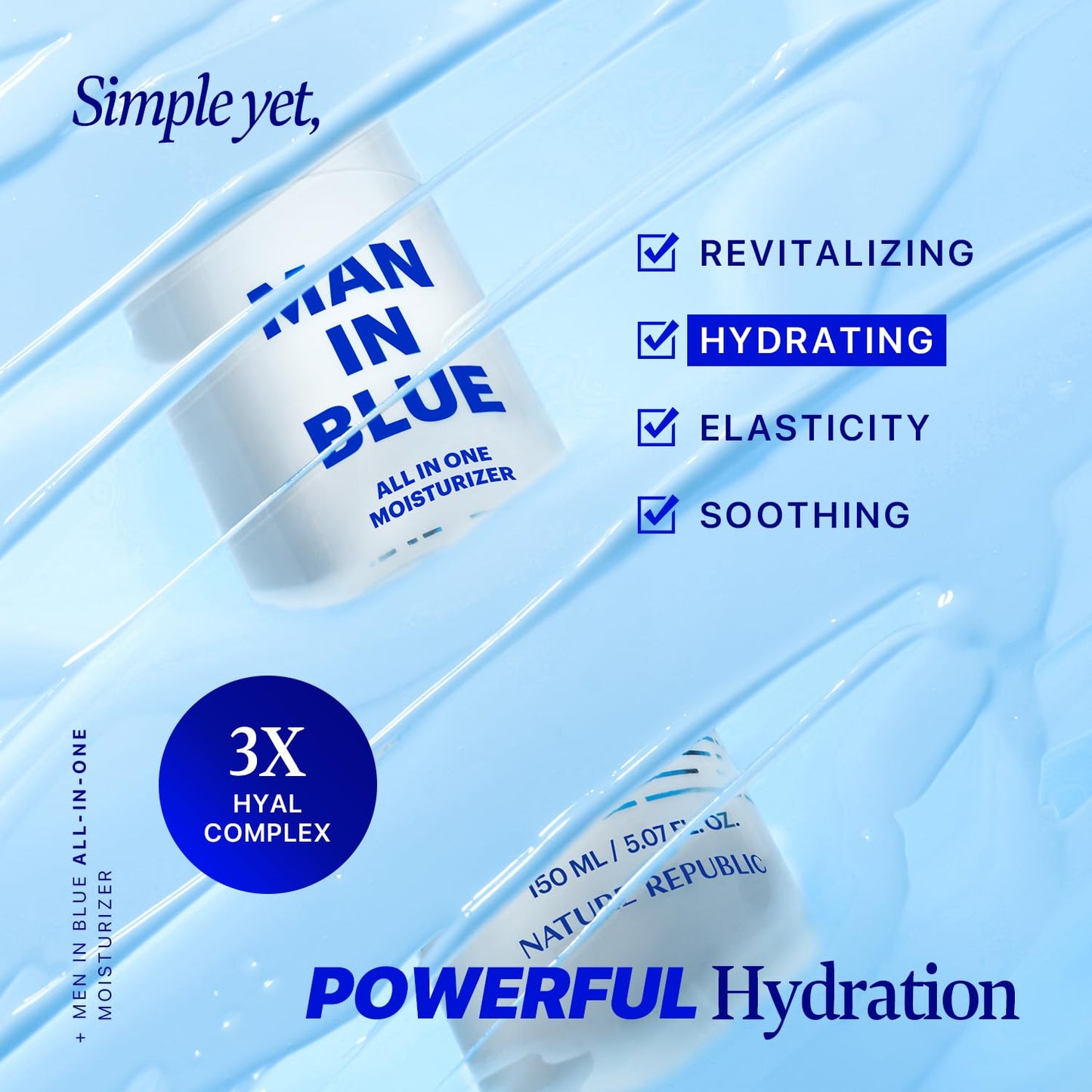 Nature Republic Man In Blue All In One Moisturizer  - 5.07 Fl.Oz.