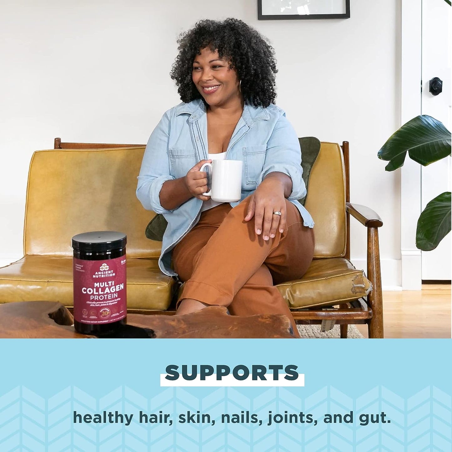 Ancient Nutrition Collagen Powder Protein  Supports Skin and Nails