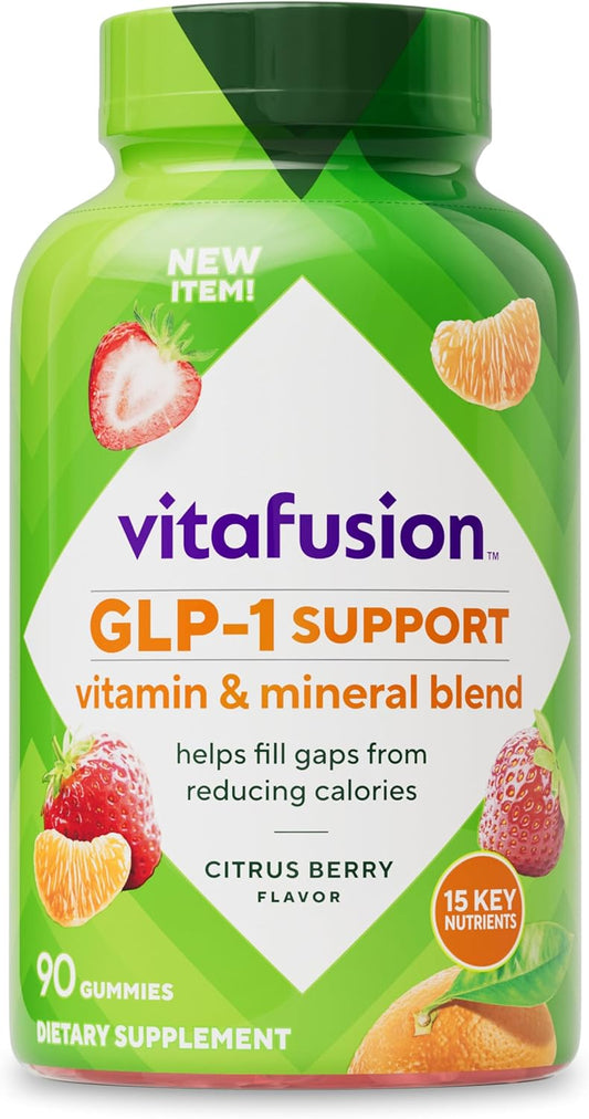 Vitafusion GLP-1 Support Multivitamin,Citrus Berry Flavor, 90 Count