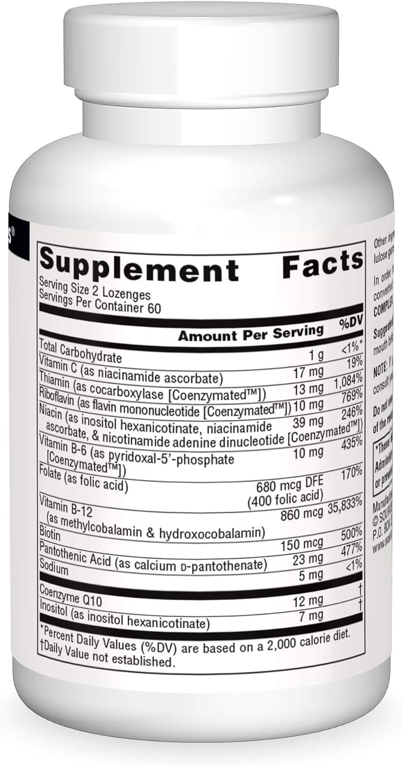 Source Naturals Coenzymate B Complex - Orange Flavor 120 Lozenges