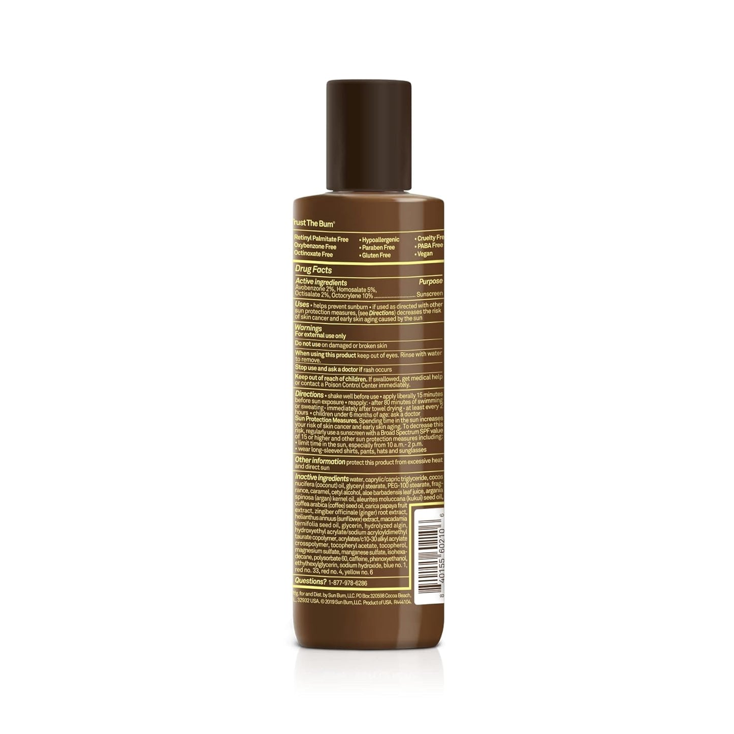 Sun Bum SPF 15 Browning Body Lotion 8.5 Fl Oz