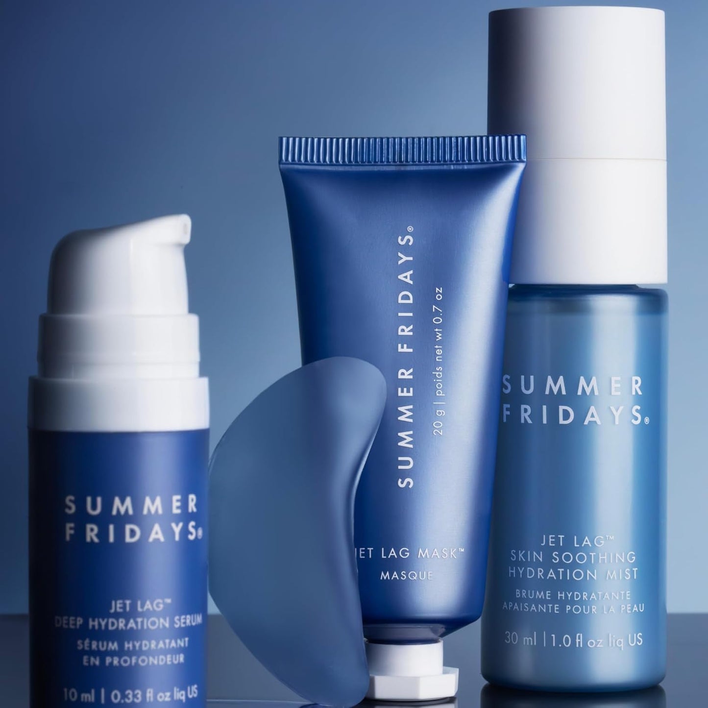 Summer Fridays Jet Lag™ Essentials - - Travel Size Skincare Kit & Gift Set (4 Count)