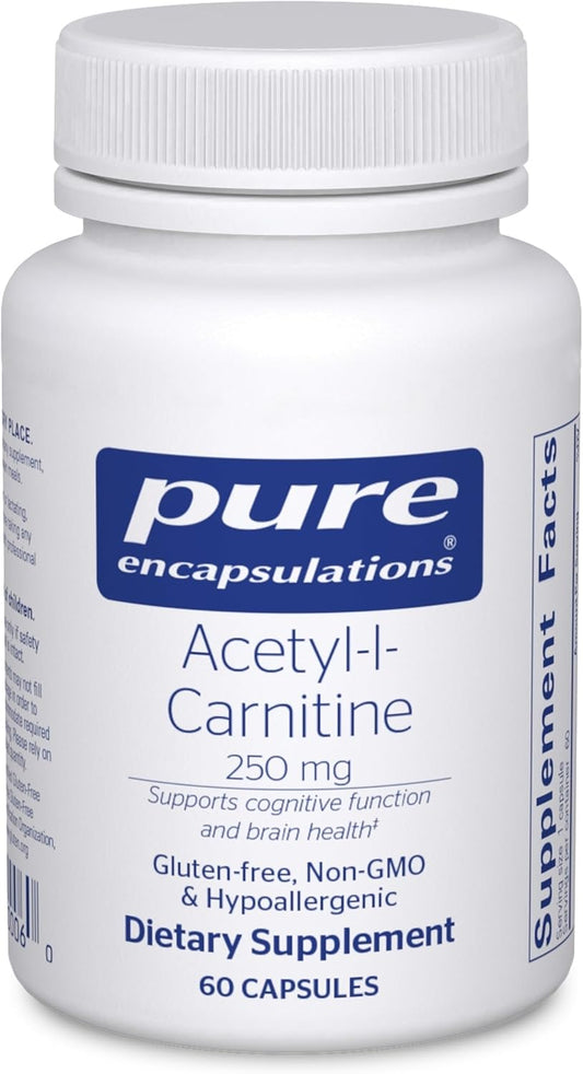 Pure Encapsulations Acetyl-L-Carnitine 250 mg -   60 Capsules