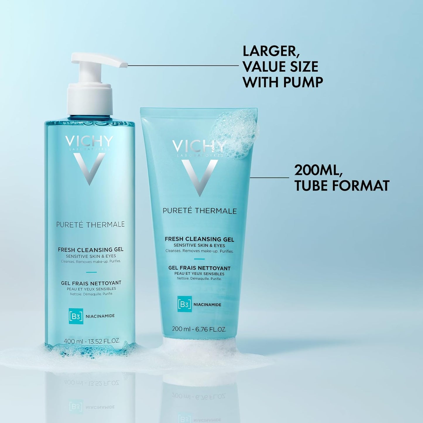 VICHY Pureté Thermale Fresh Cleansing Gel -400ml