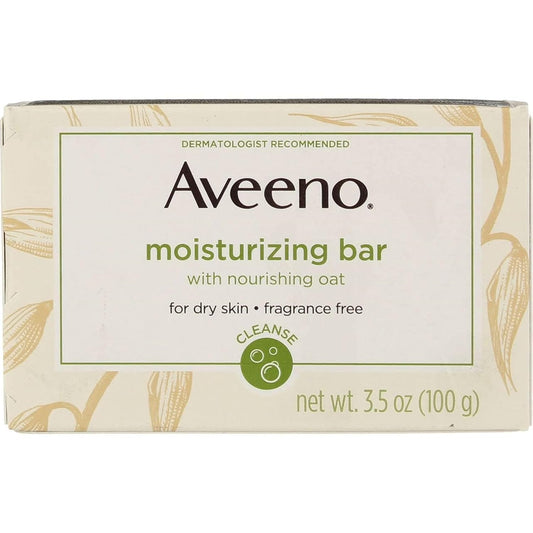 Aveeno Gentle Moisturizing Bar Facial Cleanser - 3.5 oz (Pack of 4)