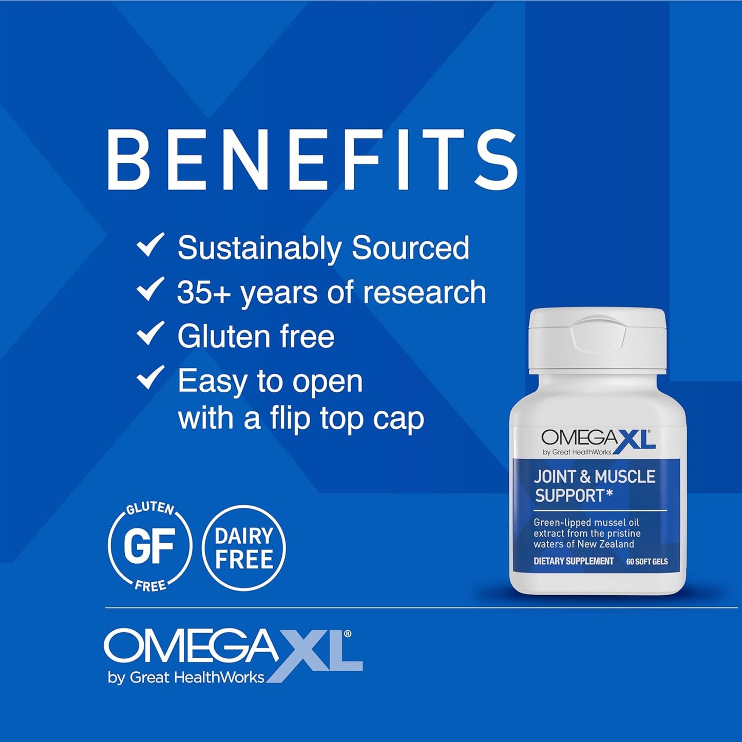 OmegaXL Joint Support Supplement,60 Count