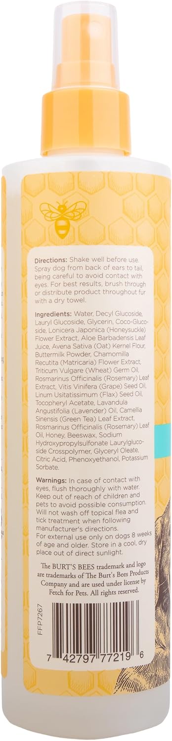 BURT'S BEES FOR PETS Anti Itch Dog Spray - 10 Fl Oz - 2 Pack