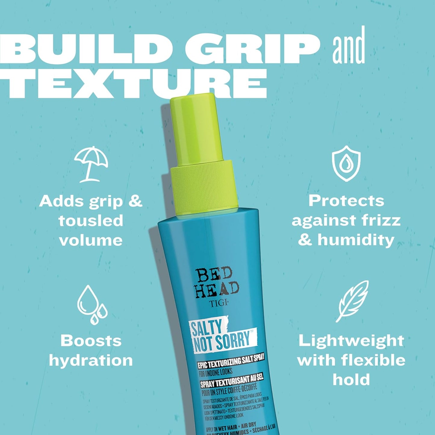 Bed Head by TIGI Salty Not Sorry Texturizing Salt Spray - 3.38 fl oz