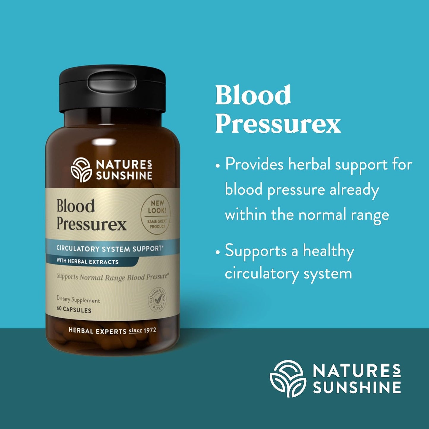 Nature's Sunshine Blood Pressurex 60 Capsules