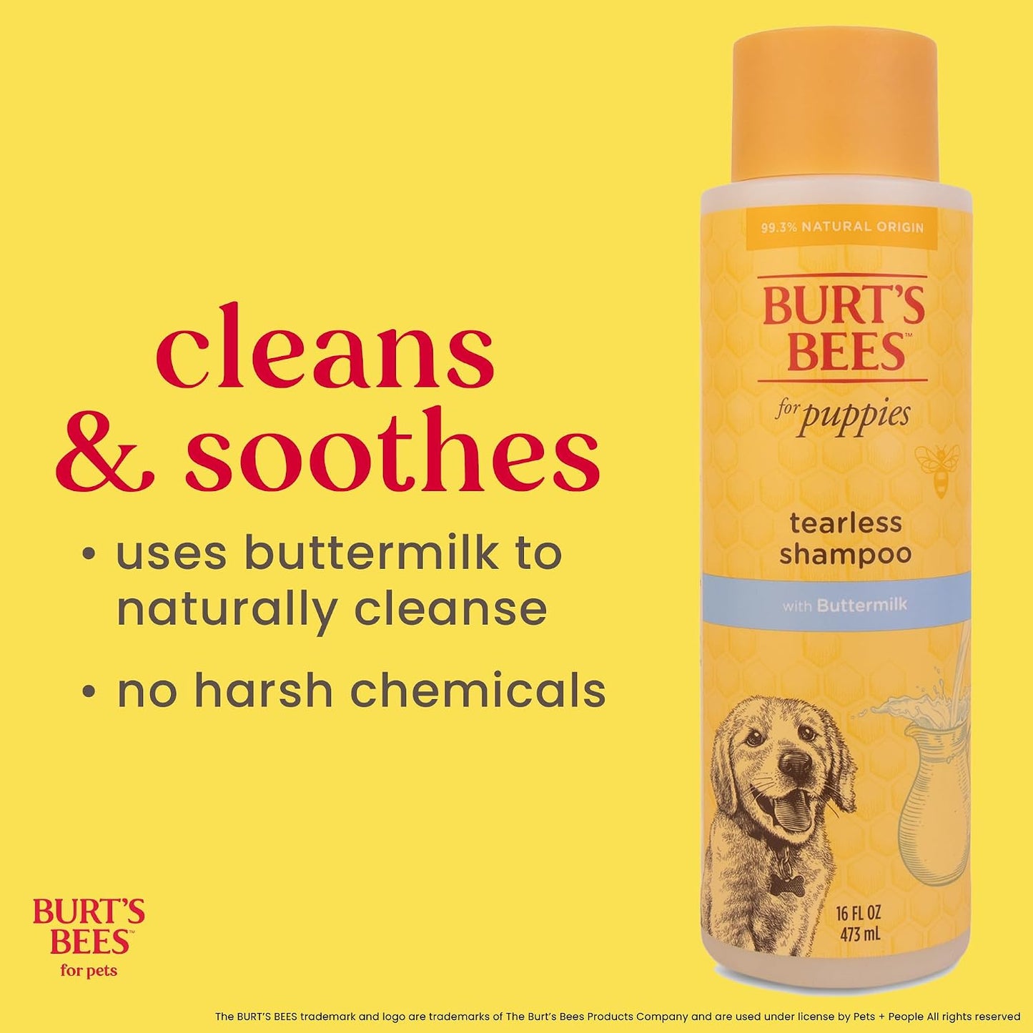 Burt's Bees for Pets Tearless Puppy Shampoo - 16 Fl Oz - 2 Pack