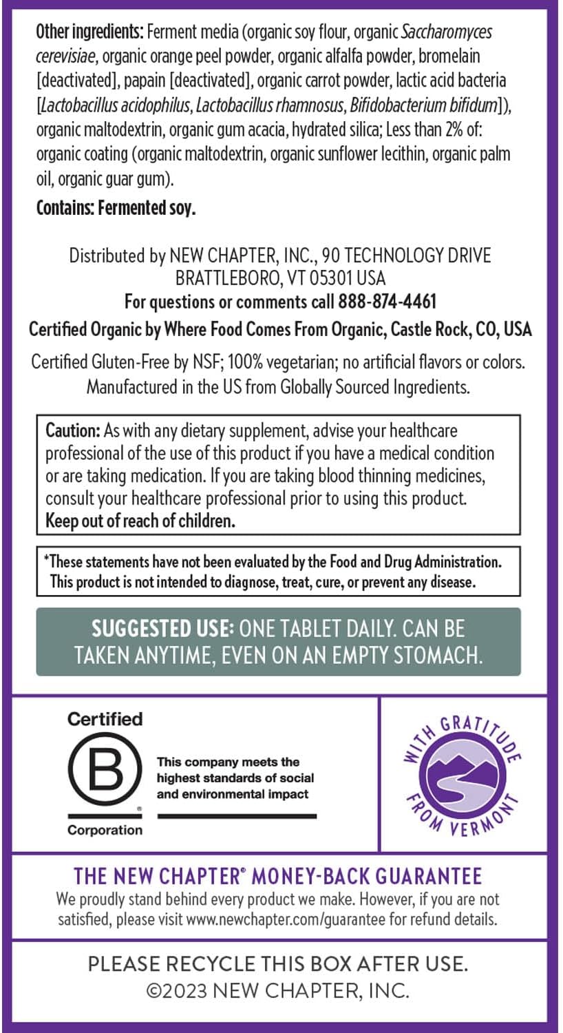 New Chapter Men’s Multivitamin 40+ - 48 Tablets