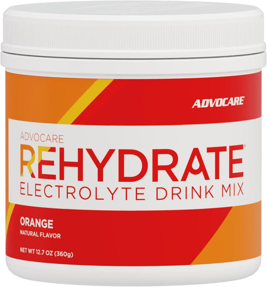 AdvoCare Rehydrate Electrolyte Drink Mix - Orange, 12.7 oz