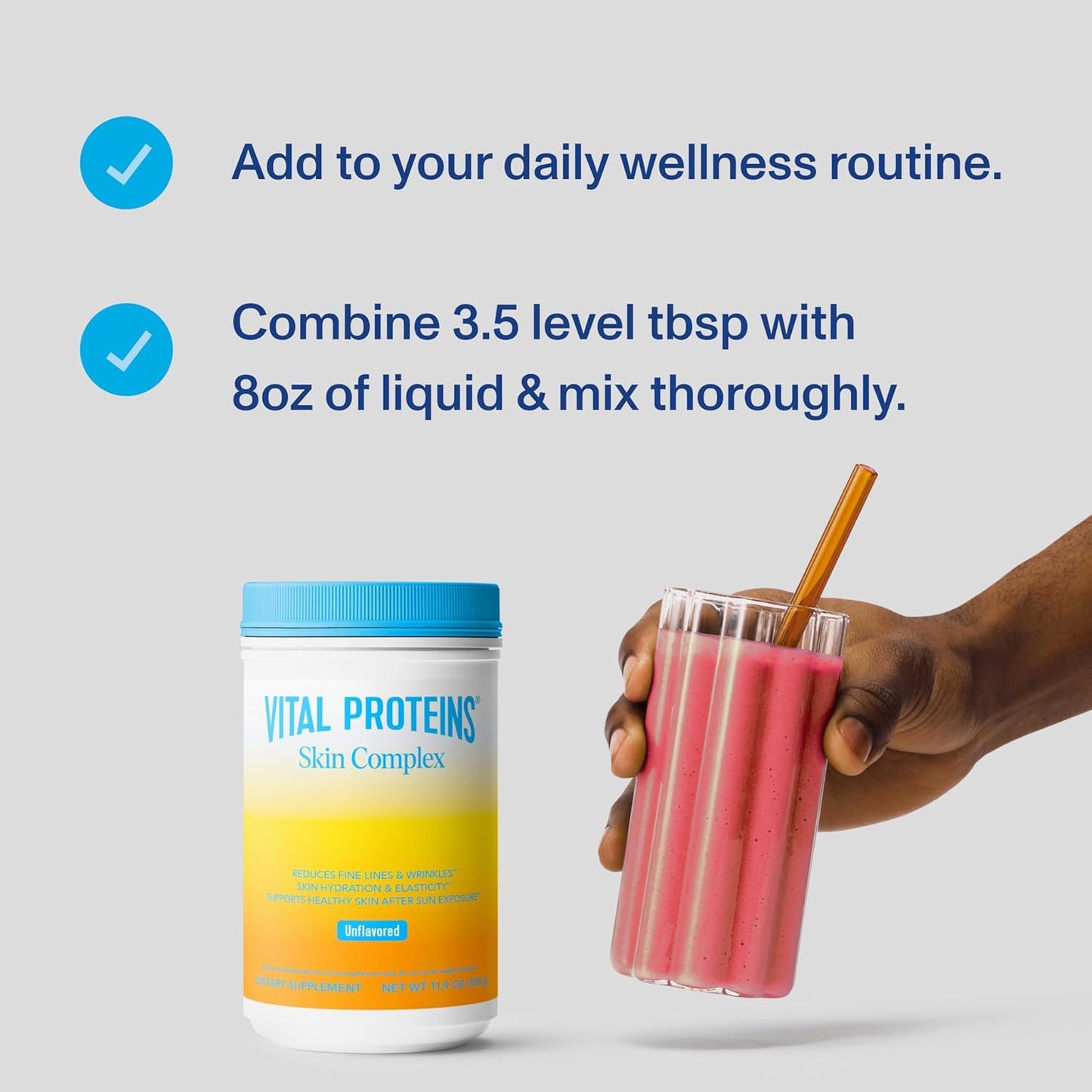 Vital Proteins Collagen Peptides for Women - 20g Hydrolyzed Collagen - 11.9oz