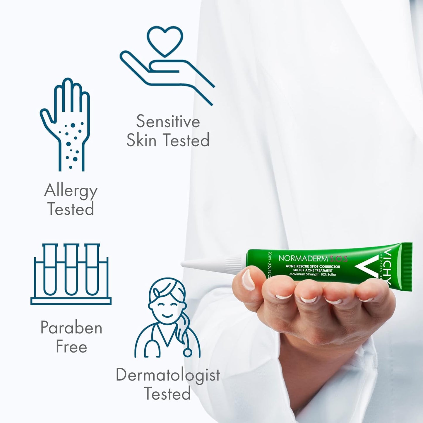 Vichy Normaderm S.O.S Acne Rescue Spot Corrector - 0.68 fl  oz