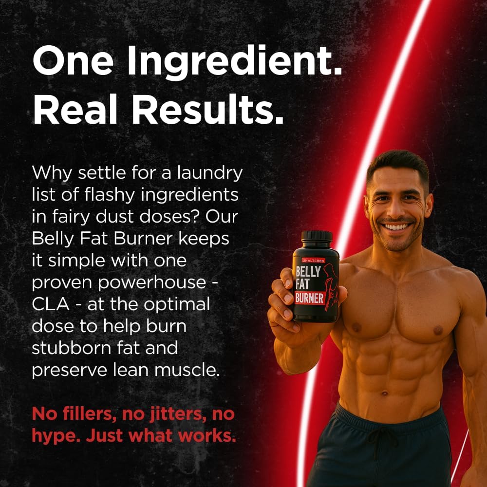 UNALTERED Fat Burner for Men - Lose Belly Fat, 90 count