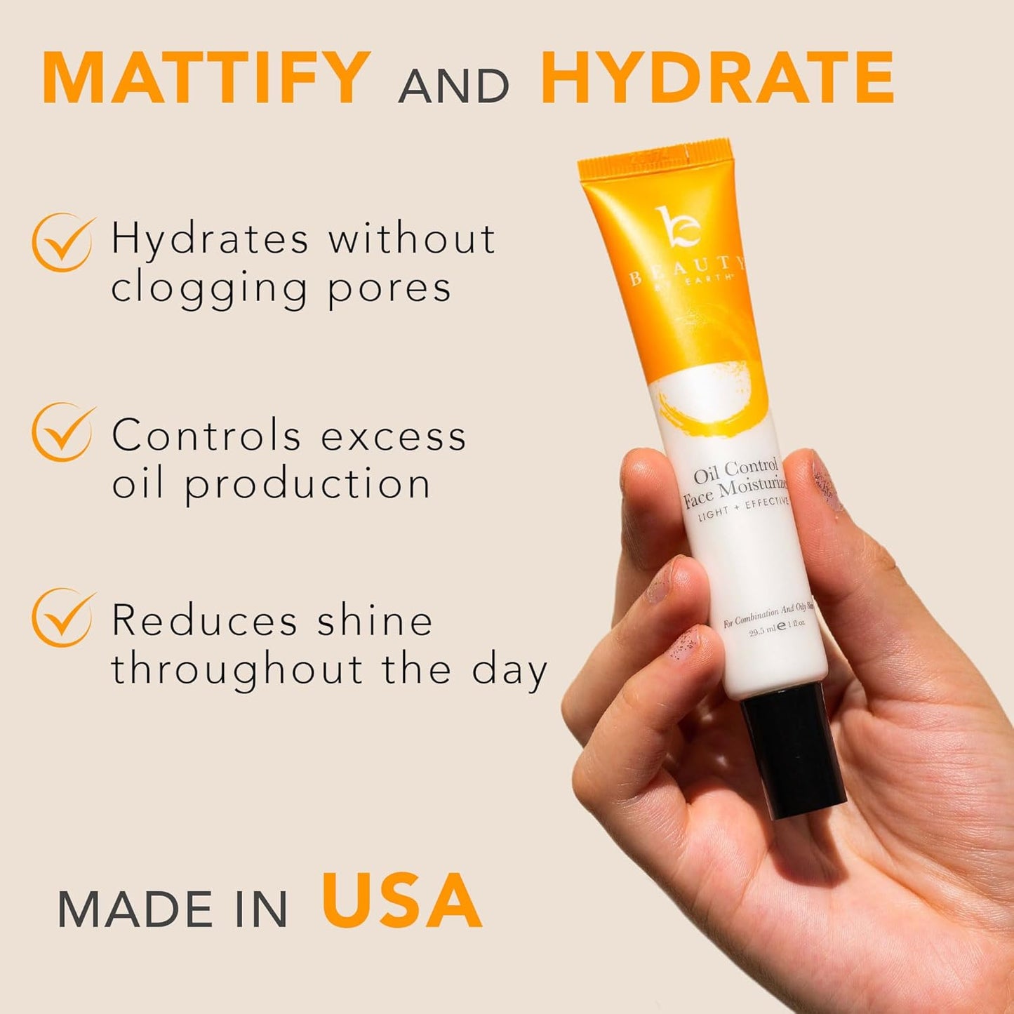 Beauty by Earth Oil Control Face Moisturizer 1 fl oz