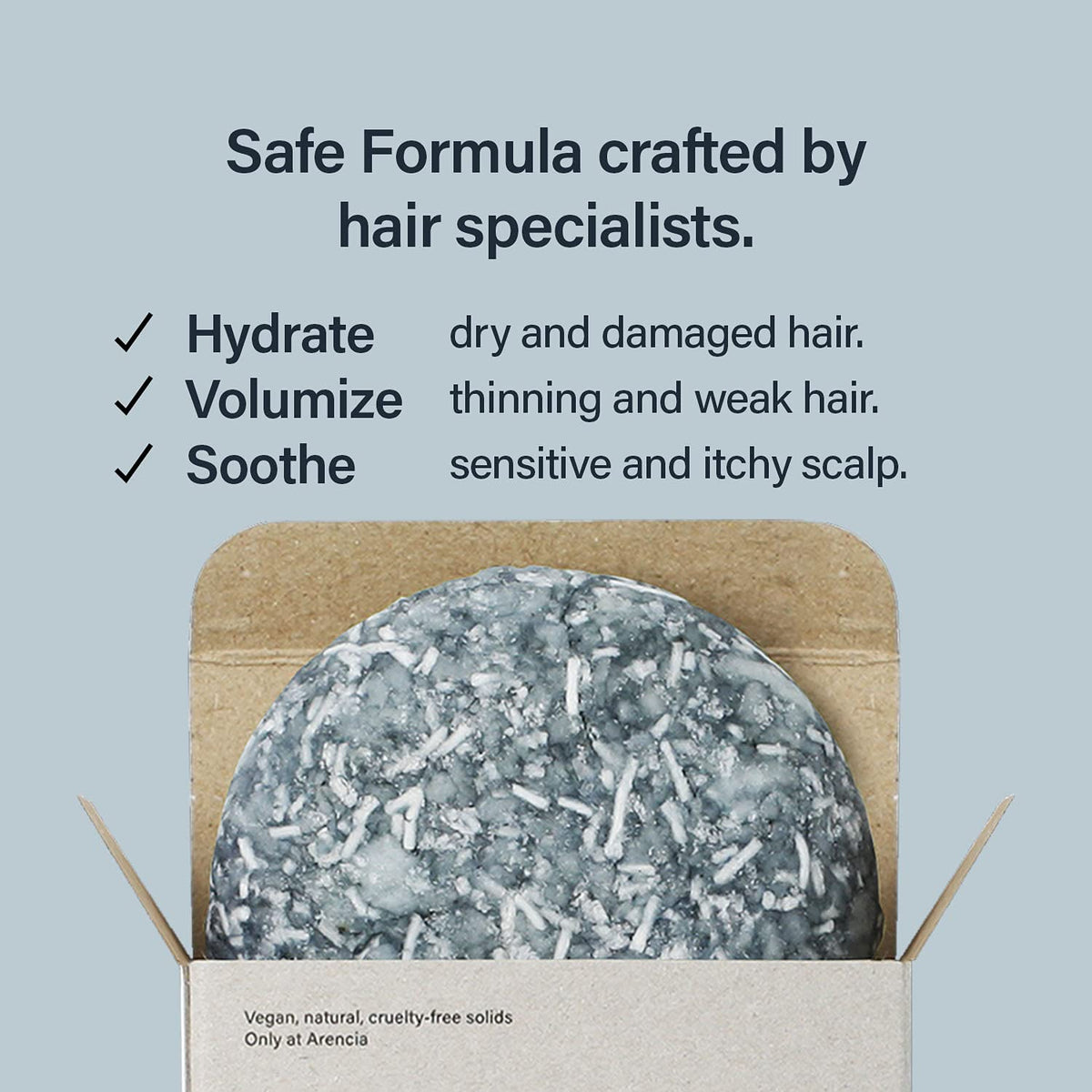 ARENCIA Salty Soda Shampoo Bar - 2.8 oz