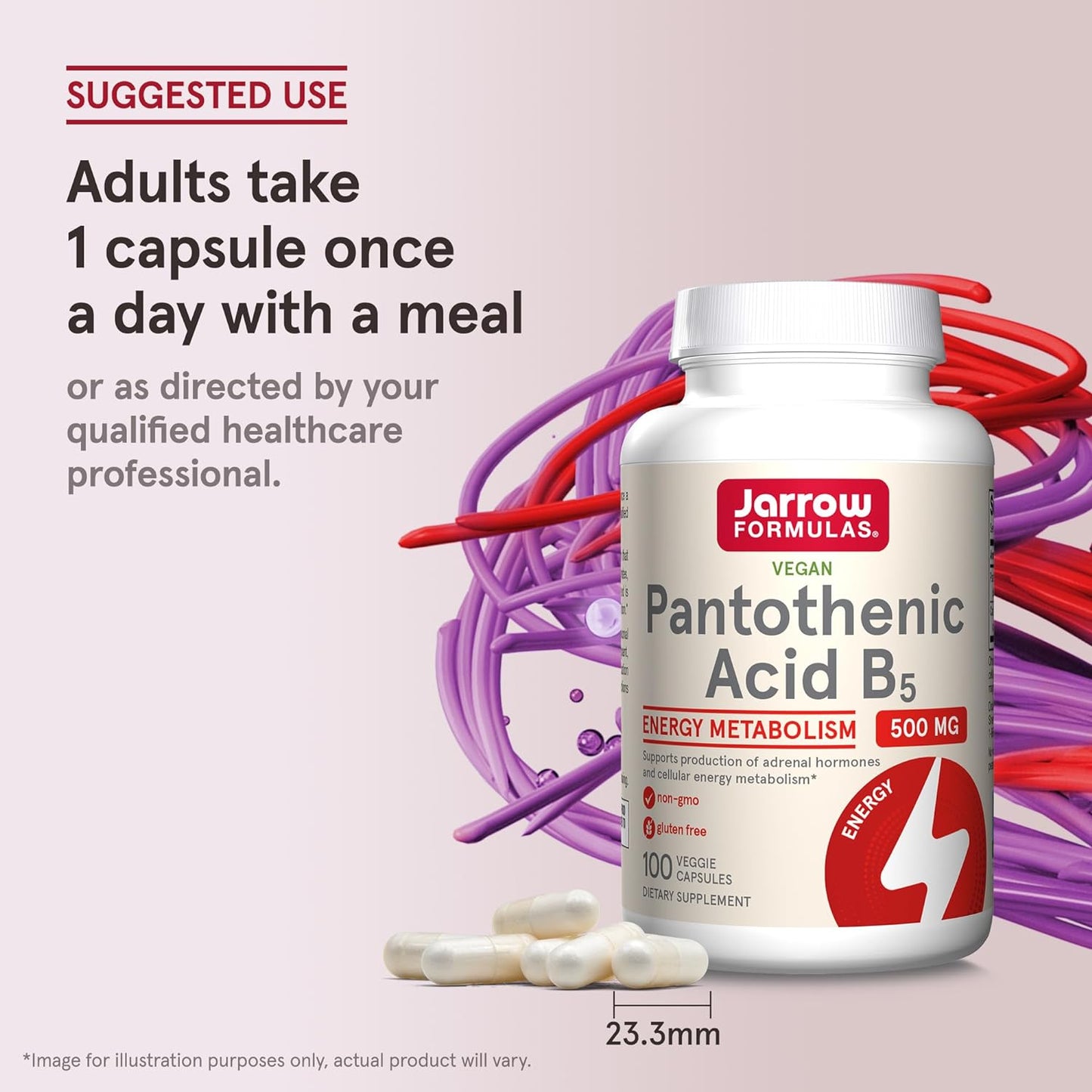 Jarrow Formulas Pantothenic Acid 100 Veggie Caps