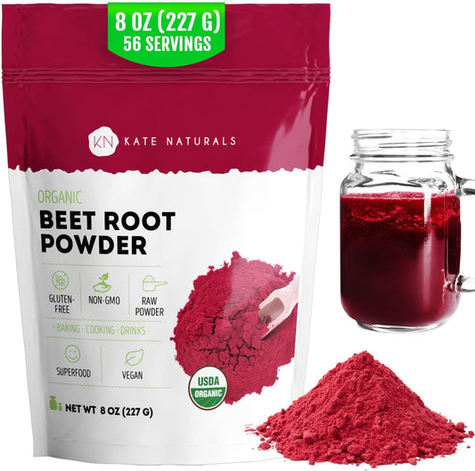 Kate Naturals Organic Beet Root Powder - 8oz