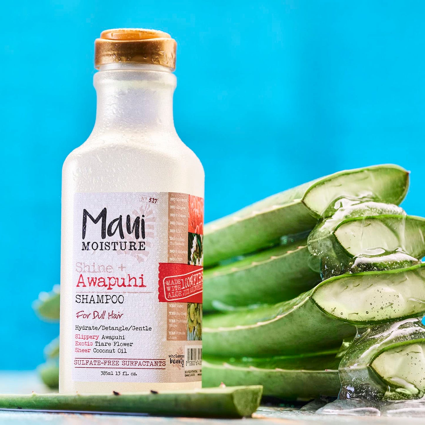 Maui Moisture Shine + Awapuhi Moisturizing Vegan Shampoo -13 fl. Oz