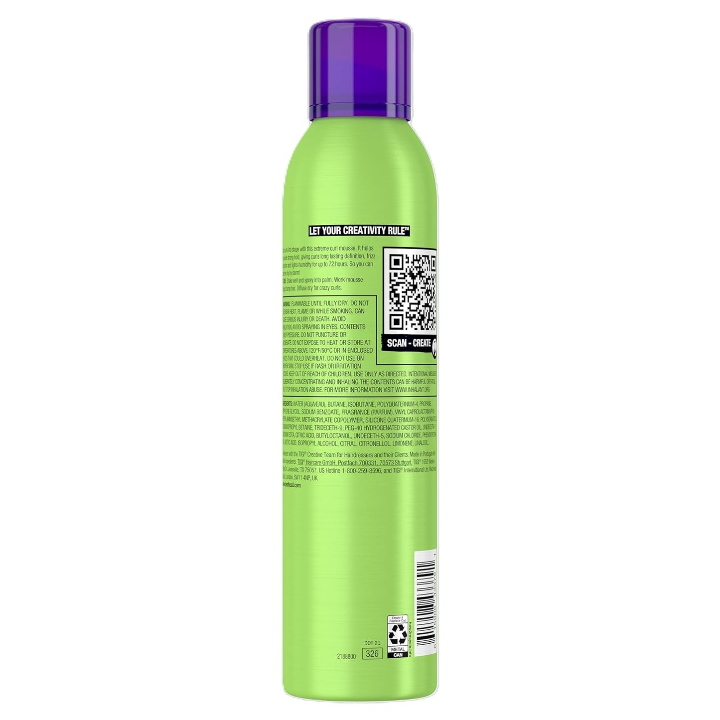 Bed Head by TIGI Foxy Curls Extreme Curl Mousse - 8.4 oz