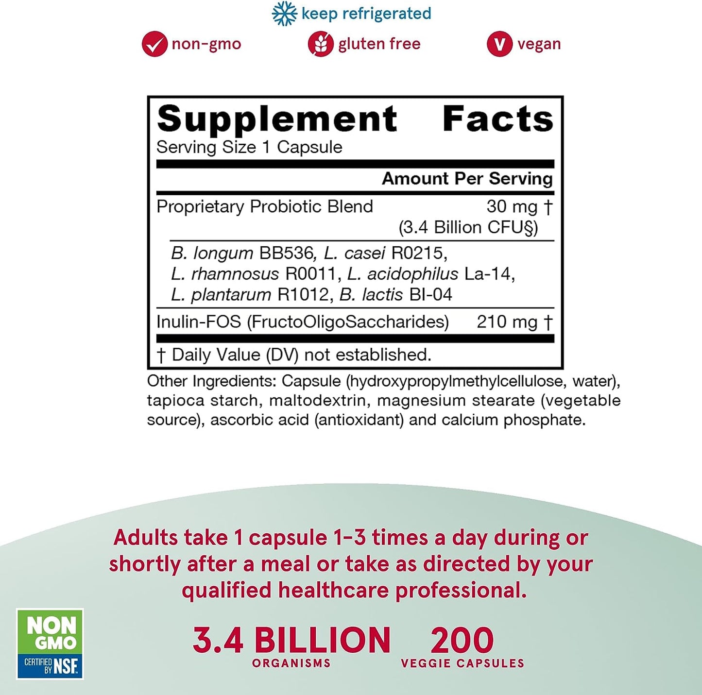 Jarrow Formulas Jarro-dophilus  200 Capsules