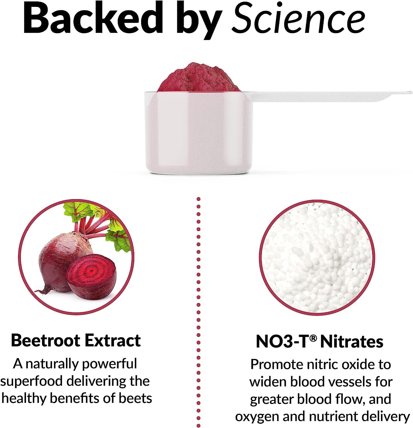 Force Factor Total Beets Drink Mix Superfood Powder with Nitrates to Support Circulation, 30 servings 7.4OZ