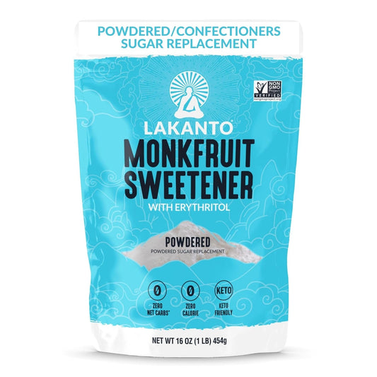 Lakanto Powdered Monk Fruit Sweetener With Erythritol - 1 Lb