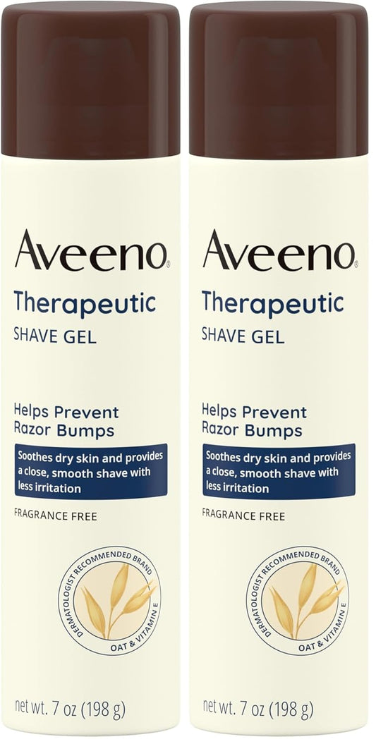 Aveeno Therapeutic Shave Gel - 7 oz (Pack of 2)