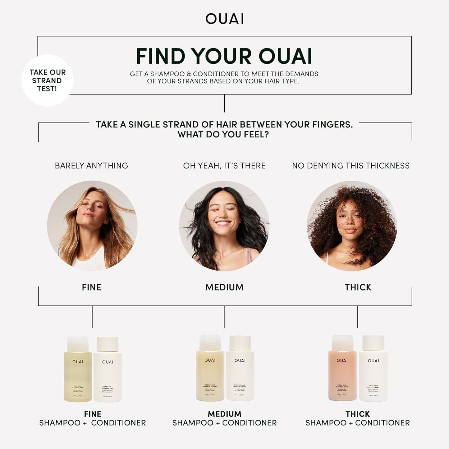 OUAI Thick Hair Mask - Treatment Masque with Almond Oil - 3.4 Oz