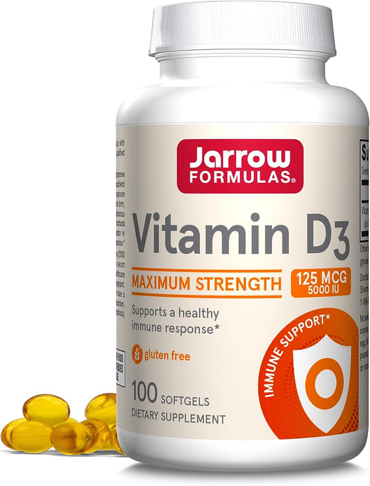 Jarrow Formulas Vitamin D3 100 softgels
