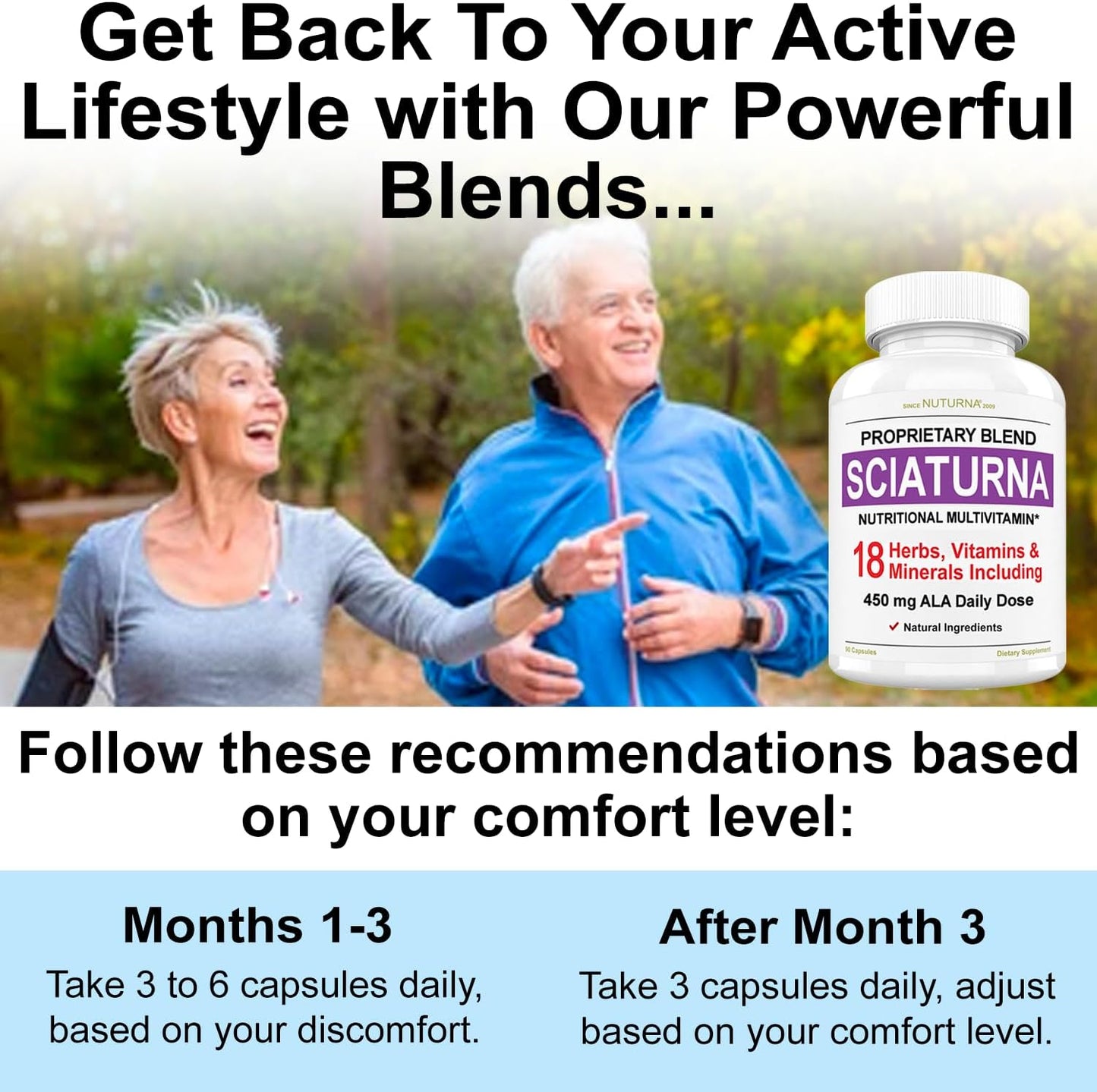 Sciaturna Nerve Nutritional Blend with Alpha Lipoic Acid 90 Capsules