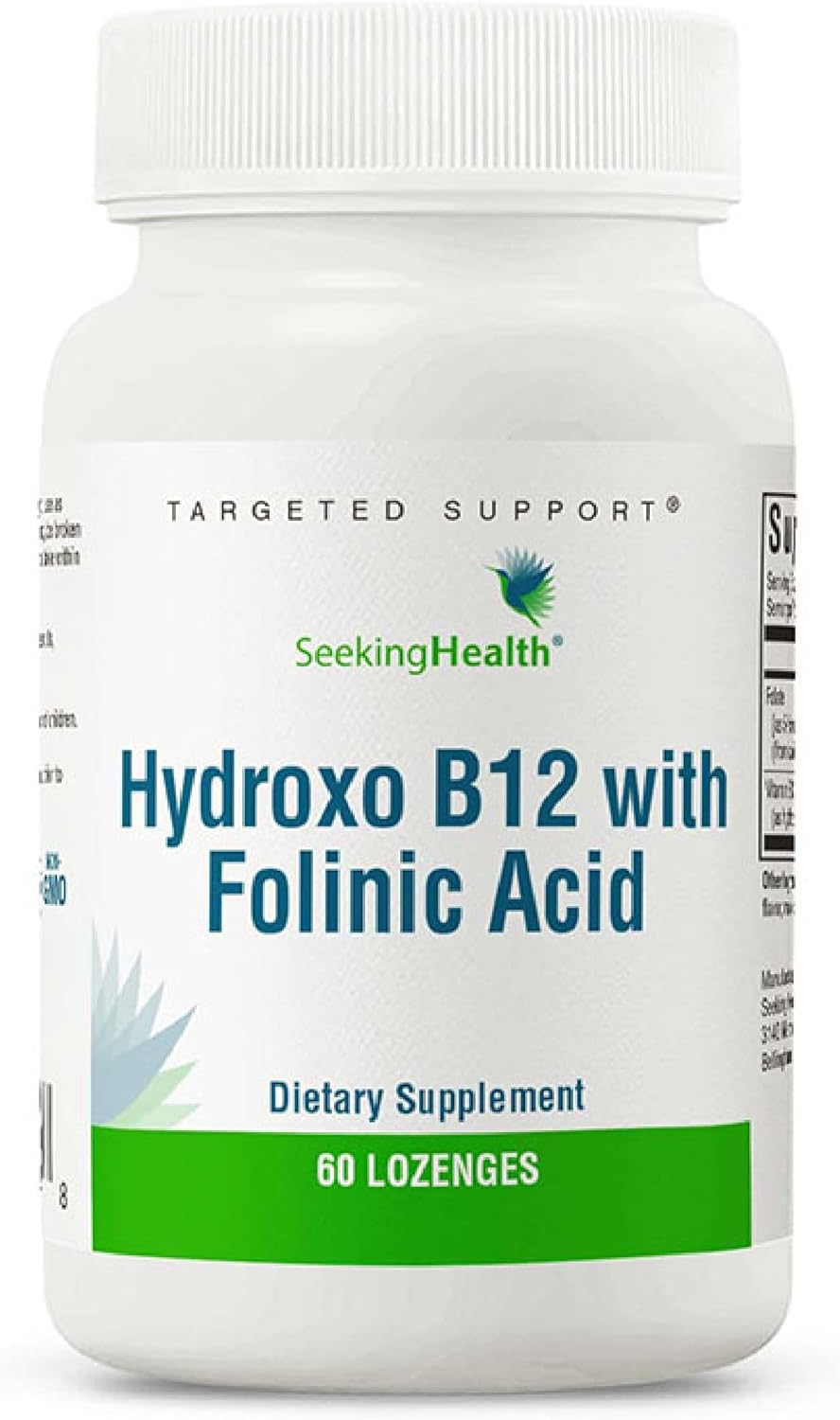 Seeking Health Hydroxo B12  complex with Folinic Acid - Supplement  - 60 Lozenges