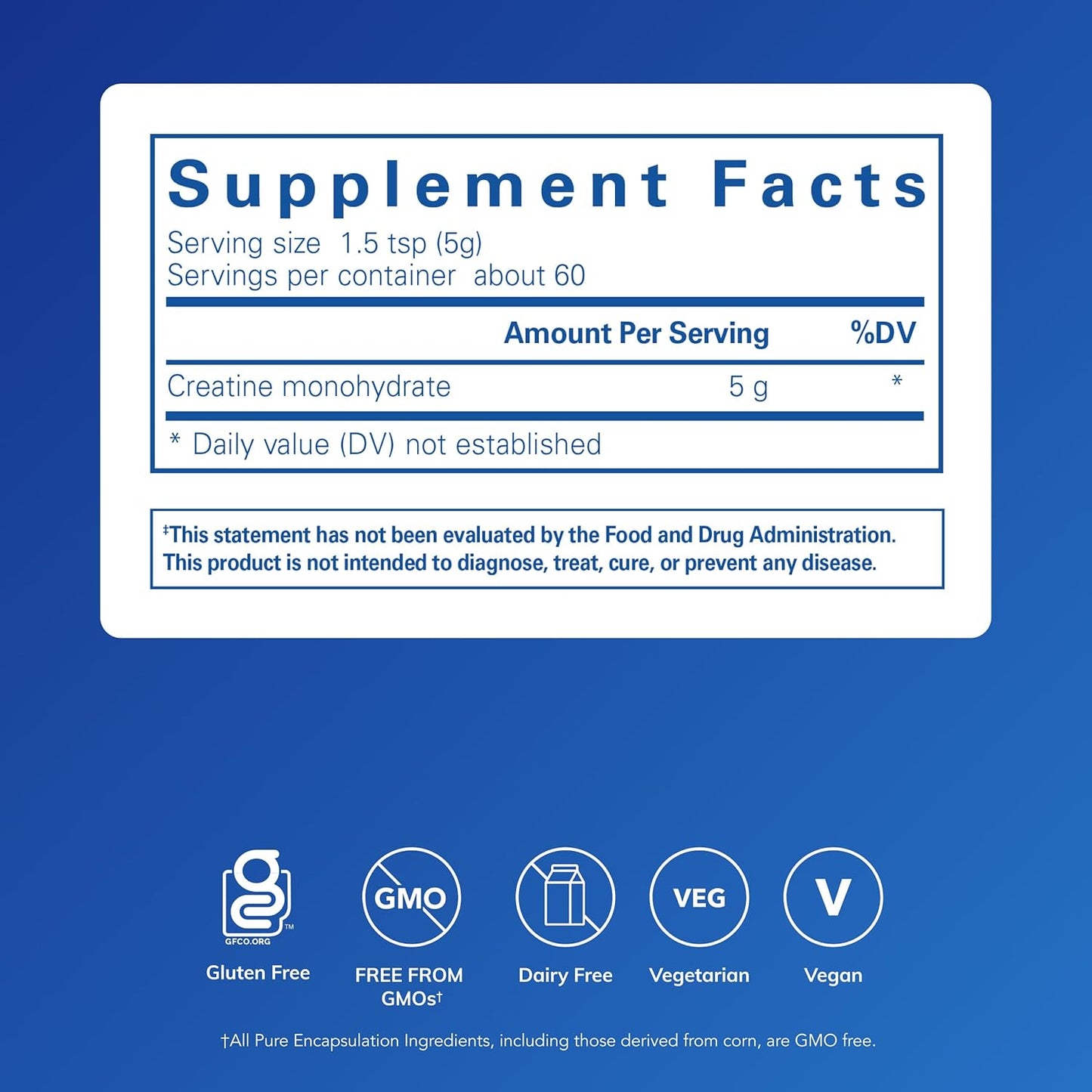 Pure Encapsulations Creatine -315 g