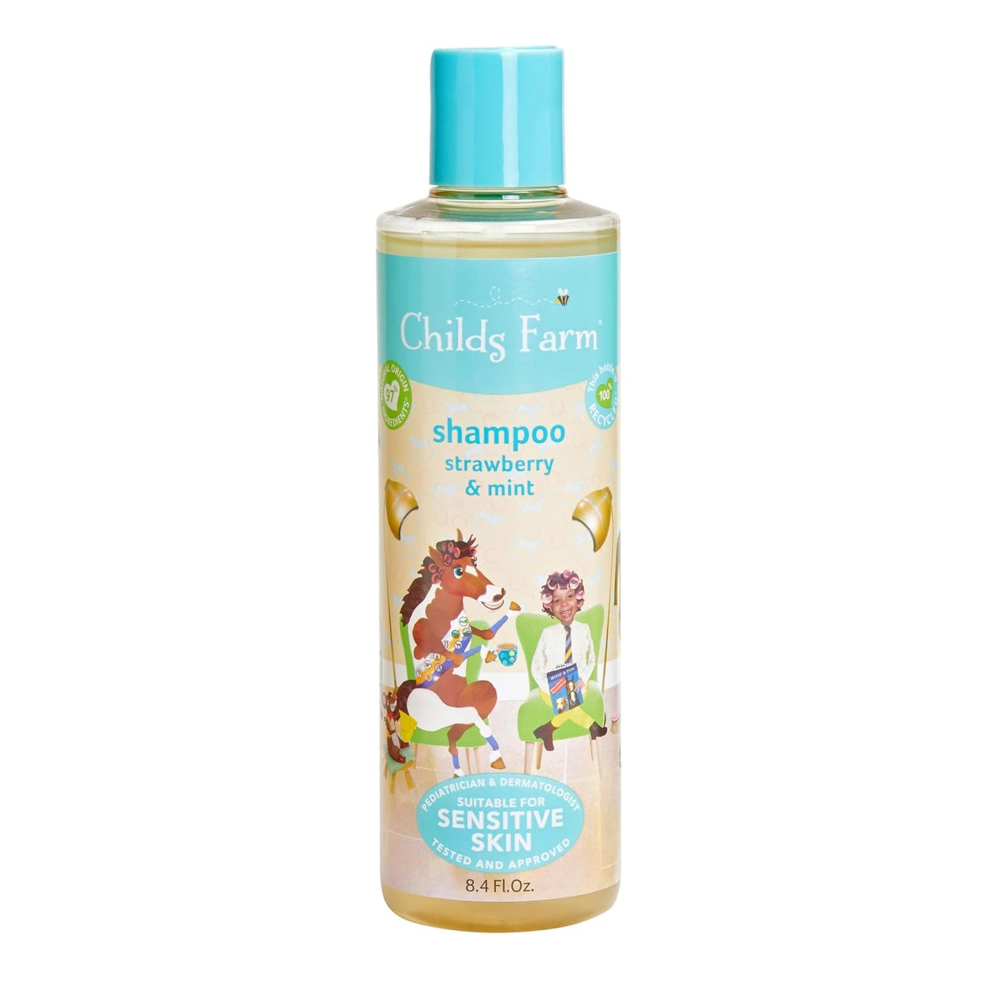 Childs Farm, Kids Shampoo for Dry,Strawberry & Organic - 8.4 Fl Oz