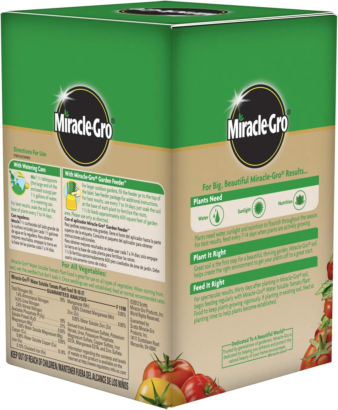 Miracle-Gro Water Soluble Tomato Plant Food 1.5 lb