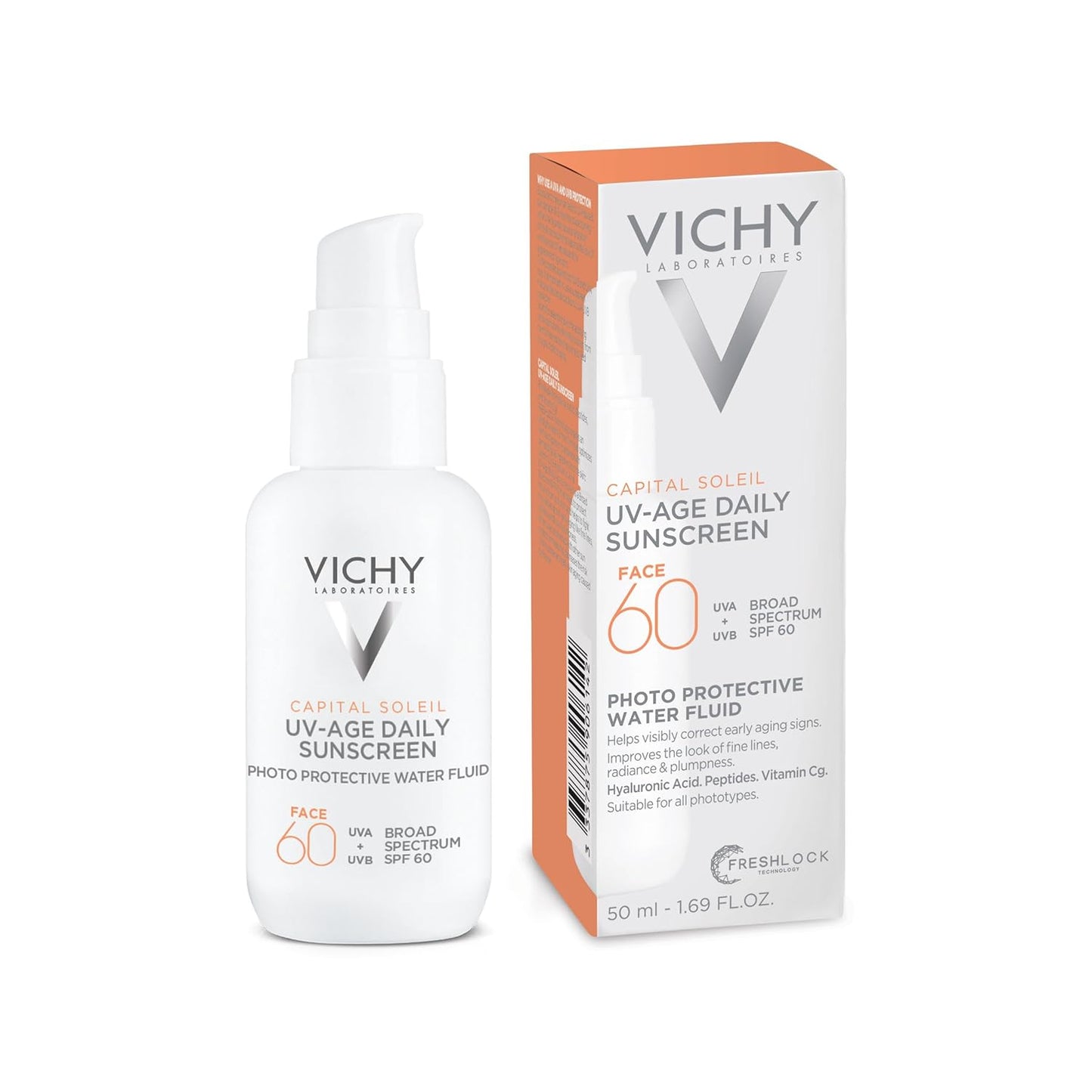 Vichy Capital Soleil UV-Age Daily SPF 60, Anti Aging Sunscreen