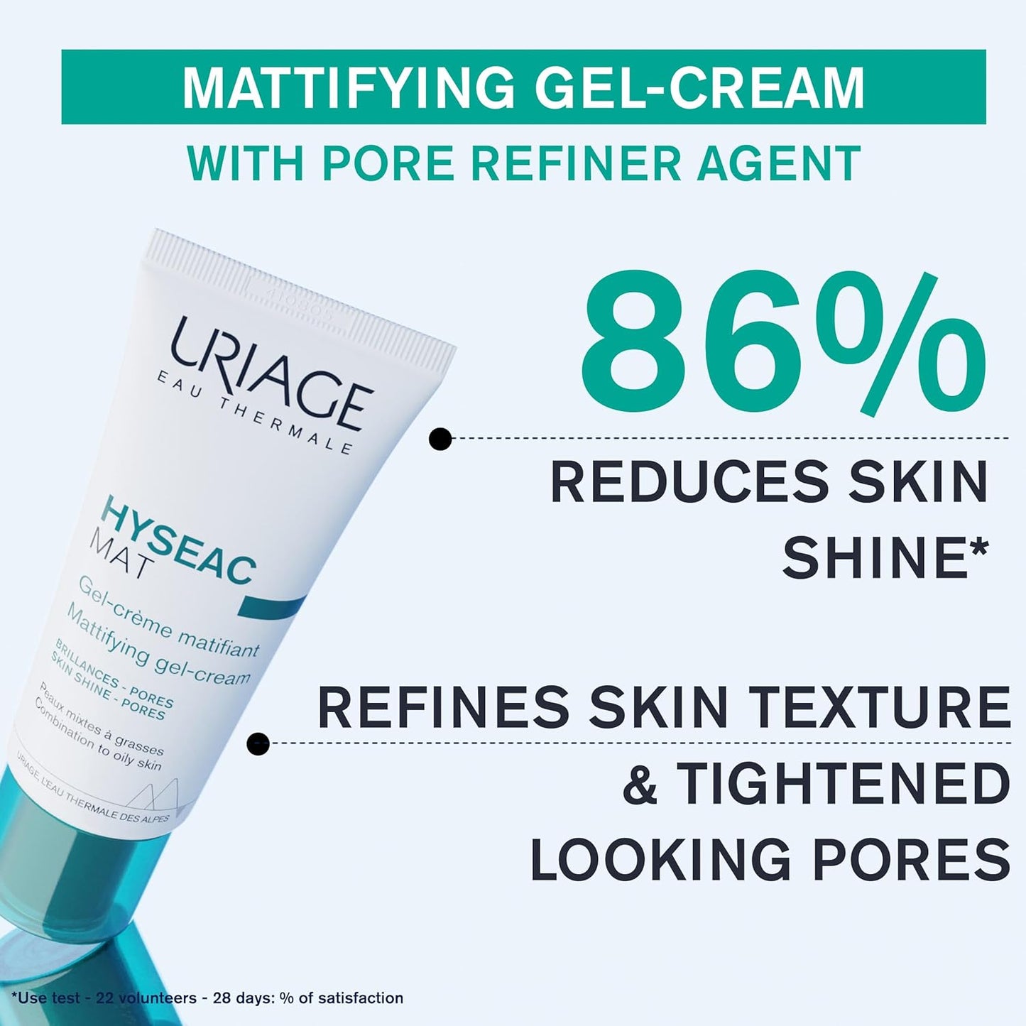 URIAGE Hyseac Mat Mattifying Gel-Cream - 1.35 oz