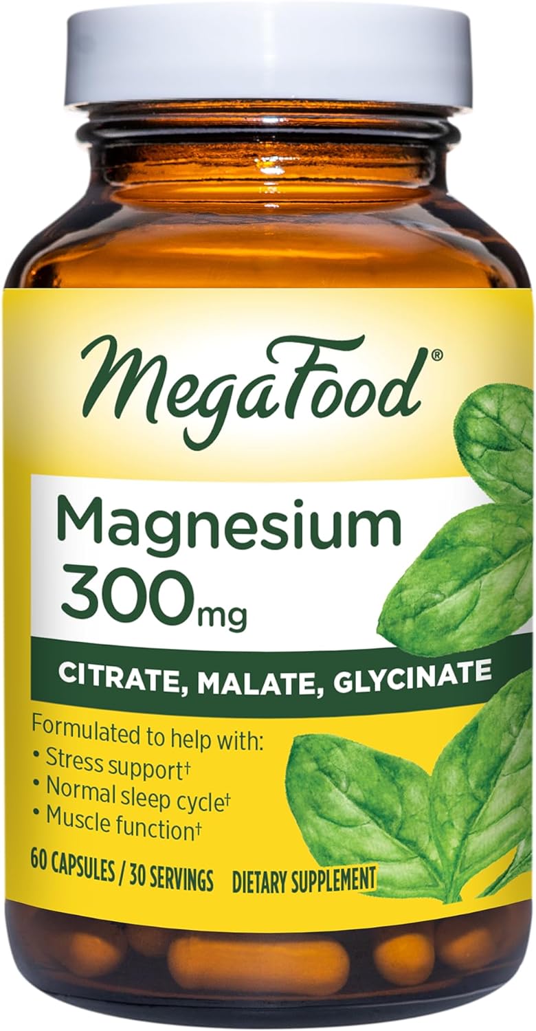 MegaFood Magnesium  - Highly absorbable Blend 60 capsules