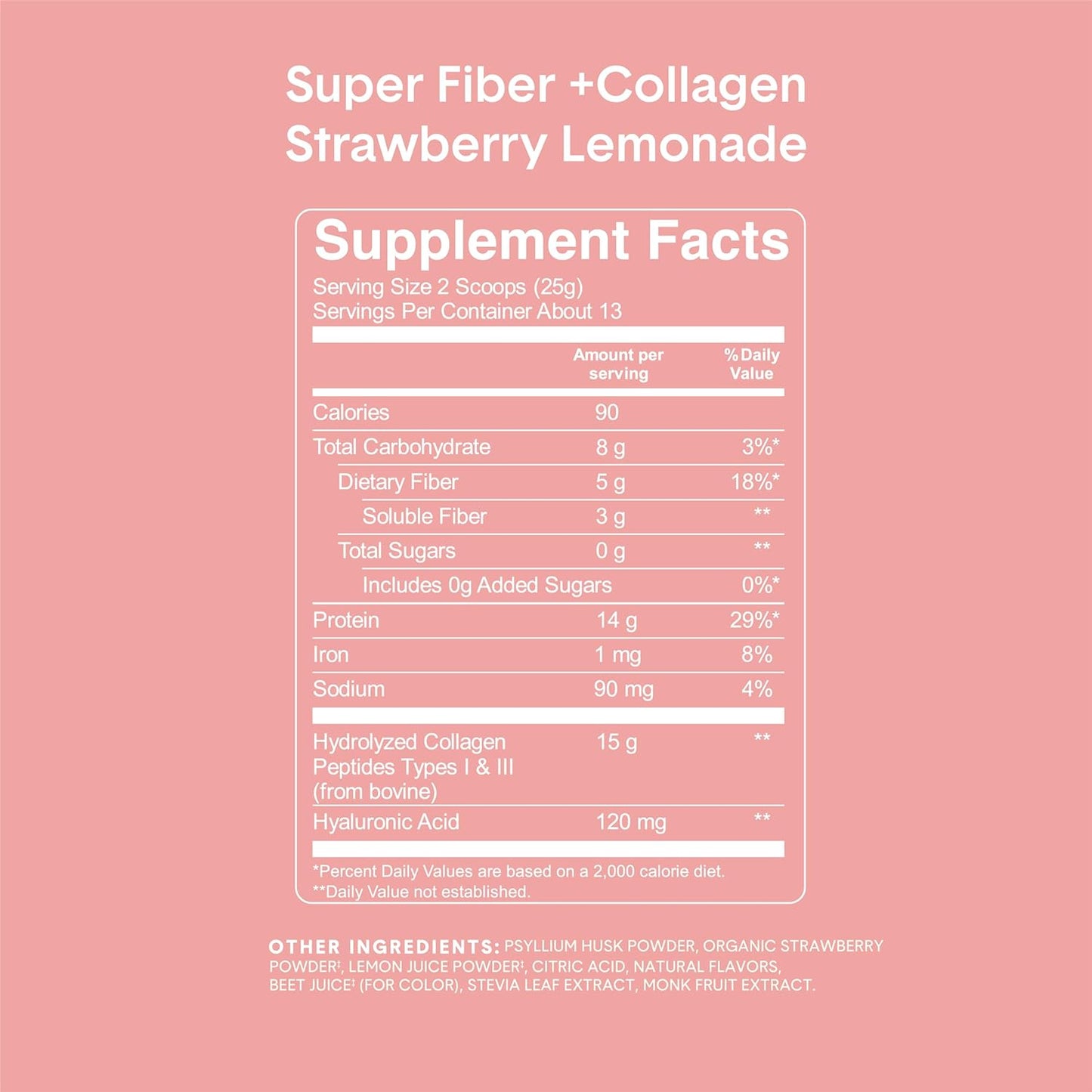 Bellway Super Fiber Powder + Collagen (11.46 oz)