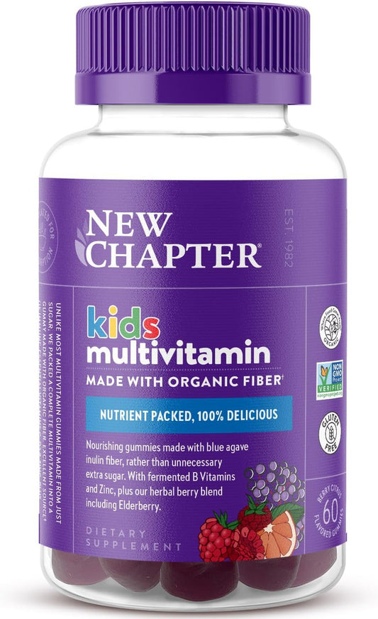 New Chapter Kids Multivitamin Gummies -  Berry-Citrus, 60ct